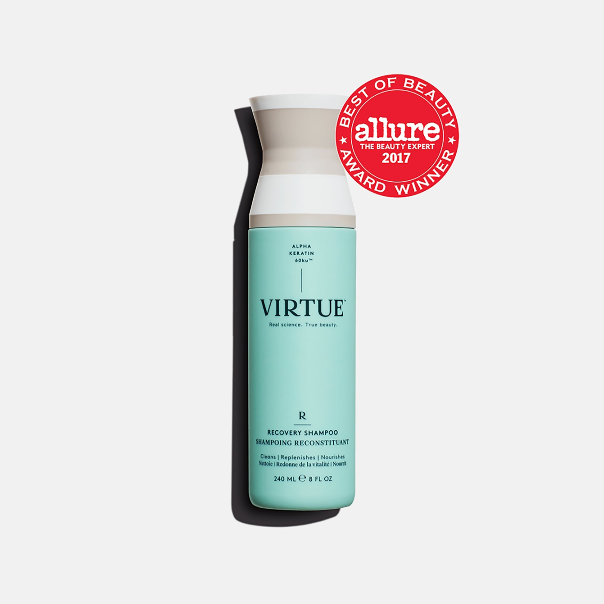 Virtue shops shampoo and conditioner