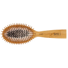 Bass 81 Dark Bamboo  Oval Style Body Brush with Natural Bristles