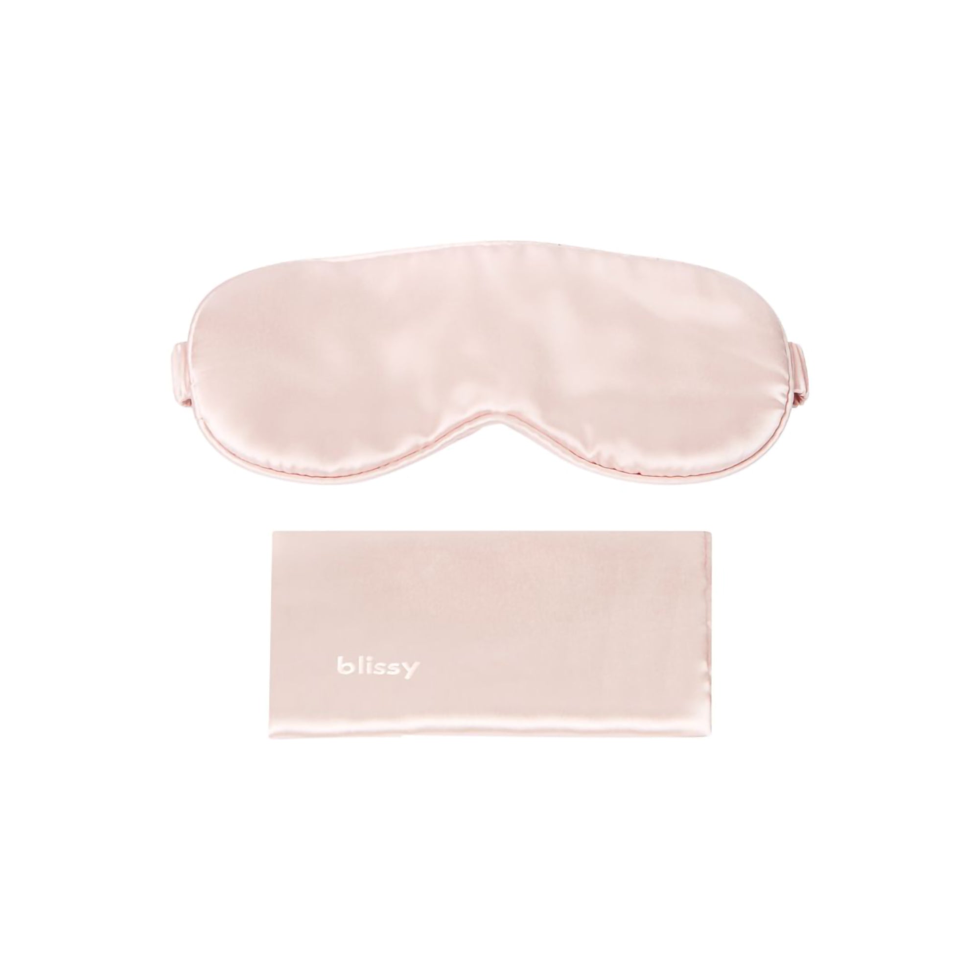 Blissy Silk Sleep Mask Pink - One Size / PINK