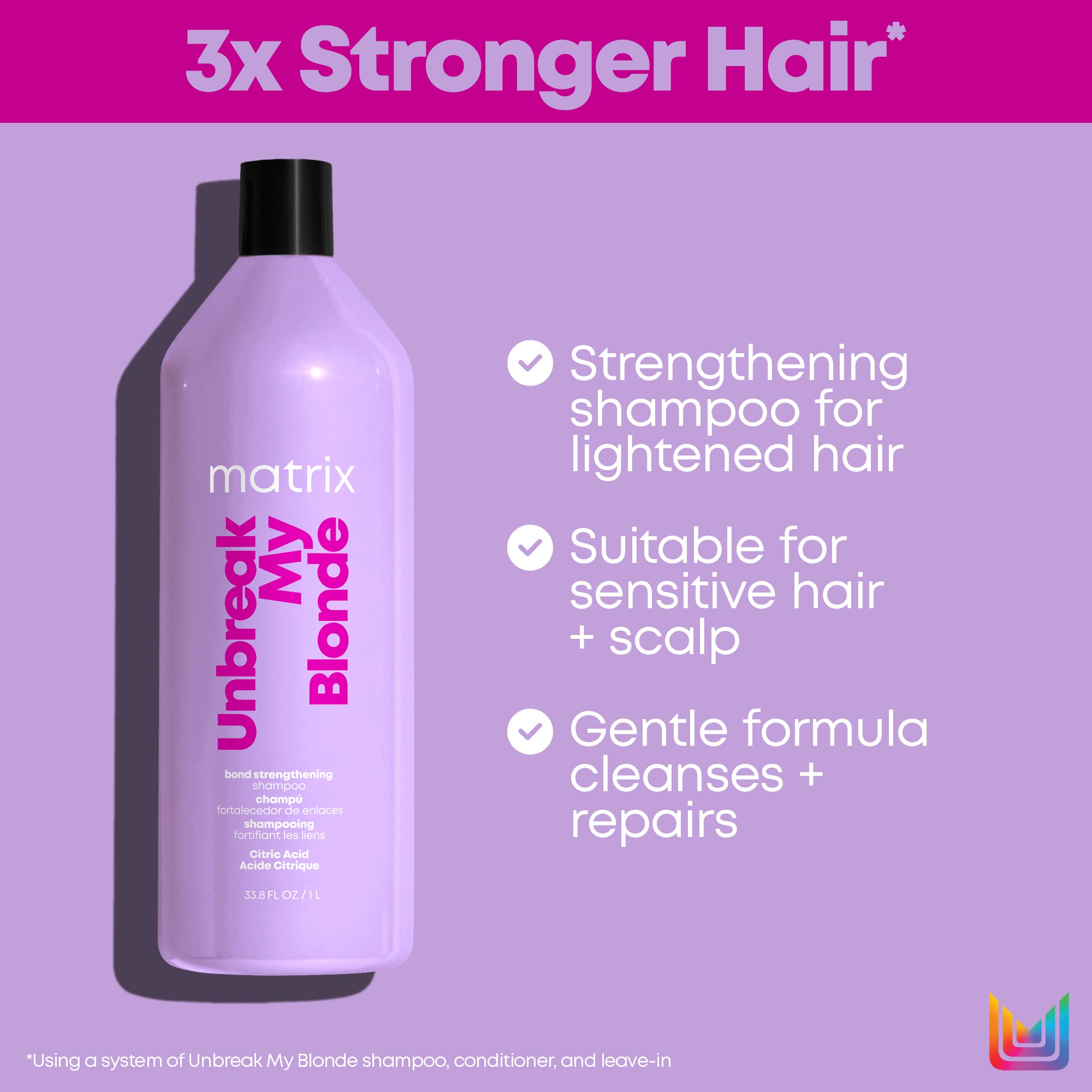 Matrix Unbreak My Blonde Strengthening Shampoo - Planet Beauty