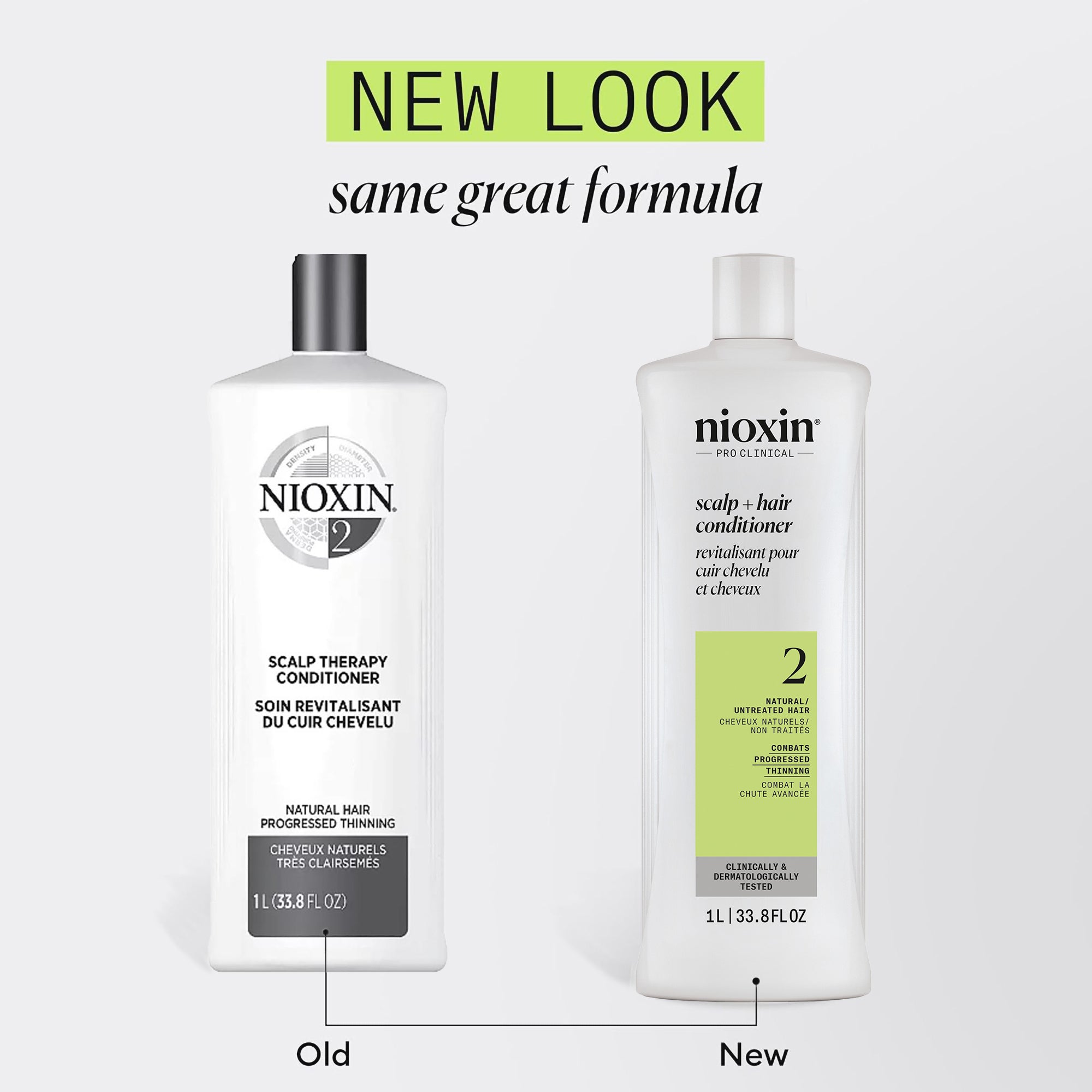 Nioxin System 2 Scalp + Hair Shampoo and Conditioner Liter Duo ($104 Value) / 33.8OZ