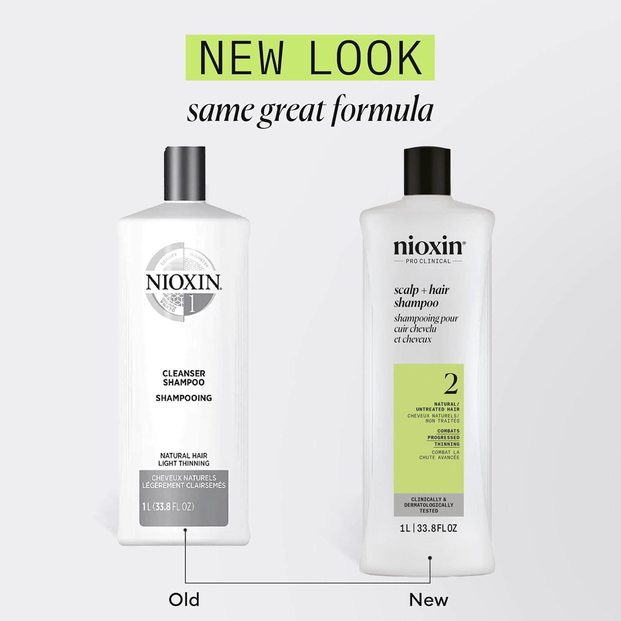 Nioxin System 2 Scalp + Hair Shampoo and Conditioner Liter Duo ($104 Value) / 33.8OZ