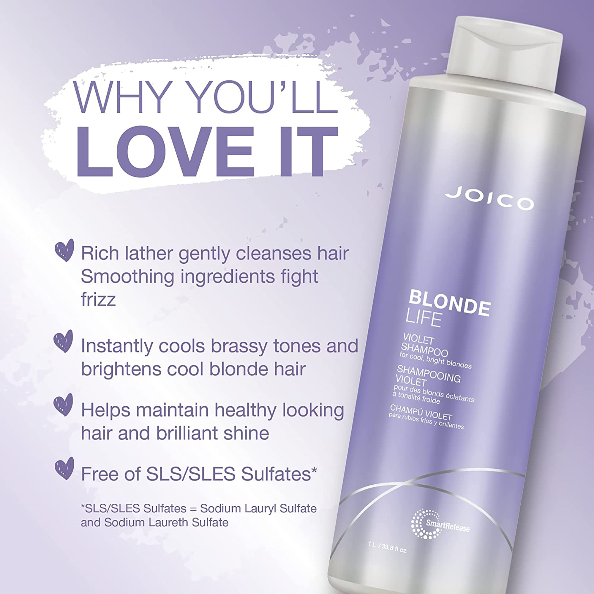 Joico Blonde Life Violet Shampoo Liter Planet Beauty
